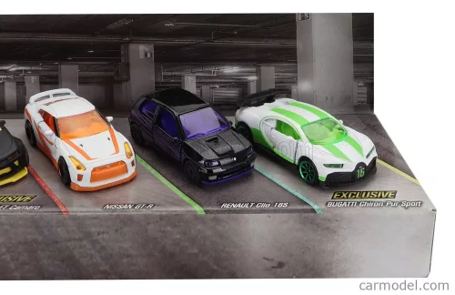 PORSCHE  SET 5X 911 992 GT3 CUP - CHEVROLET CAMARO - NISSAN GT-R - RENAULT CLIO 16V - BUGATTI CHIRON PUR SPORT  VARIOUS