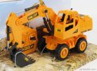 CASE-IH  TITAN ESCAVATORE GOMMATO - TRACTOR EXCAVATOR 1999  YELLOW BLACK