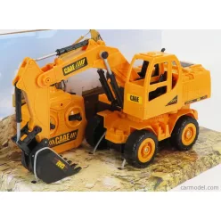   CASE-IH  TITAN ESCAVATORE GOMMATO - TRACTOR EXCAVATOR 1999  YELLOW BLACK