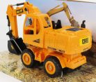 CASE-IH  TITAN ESCAVATORE GOMMATO - TRACTOR EXCAVATOR 1999  YELLOW BLACK