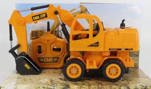CASE-IH  TITAN ESCAVATORE GOMMATO - TRACTOR EXCAVATOR 1999  YELLOW BLACK