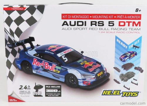 AUDI  A5 RS5 TEAM AUDI SPORT ABT SPOTRSLINE RED BULL N 5 SEASON DTM 2017 M.EKSTROM  BLUE WHITE RED - RC