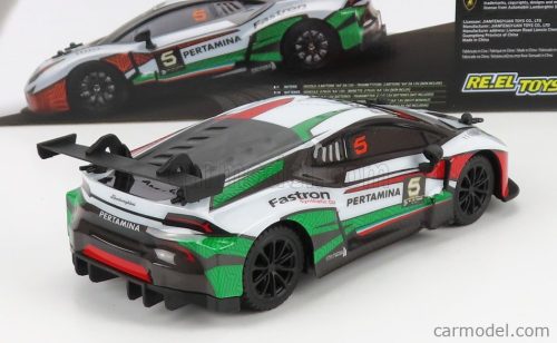 LAMBORGHINI  HURACAN GT3 N 5 RACING 2019  WHITE GREEN RED - RC