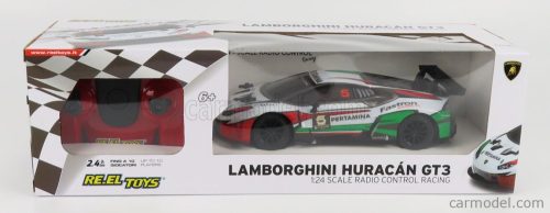 LAMBORGHINI  HURACAN GT3 N 5 RACING 2019  WHITE GREEN RED - RC