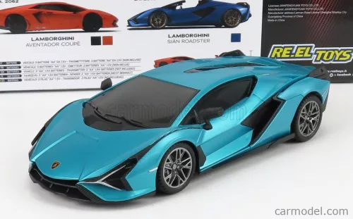 LAMBORGHINI  SIAN FKP 37 HYBRID 2020  LIGH BLUE MET - RC