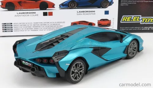 LAMBORGHINI  SIAN FKP 37 HYBRID 2020  LIGH BLUE MET - RC