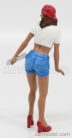 FIGURES  LADY KATIE GIRL - MECCANICO - MECHANIC GIRL  WHITE BLUE