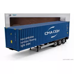   ACCESSORIES  TRAILER FOR TRUCK - RIMORCHIO TRASPORTO CONTAINER  BLUE