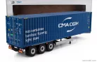 ACCESSORIES  TRAILER FOR TRUCK - RIMORCHIO TRASPORTO CONTAINER  BLUE