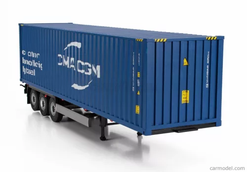 ACCESSORIES  TRAILER FOR TRUCK - RIMORCHIO TRASPORTO CONTAINER  BLUE