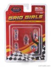 FIGURES  SET 4X GRID GIRLS  VARIOUS