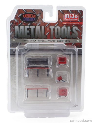 ACCESSORIES  SET OFFICINA GARAGE TOOL  GREY RED