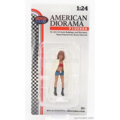 FIGURES  GIRL HIP HOP - 3  WHITE RED BLUE