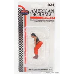 FIGURES  GIRL HIP HOP - 4  ORANGE BLACK