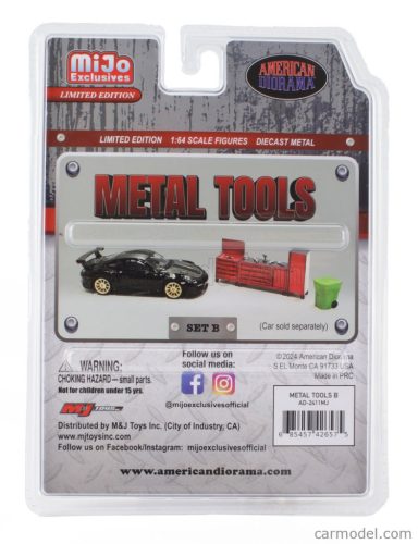 ACCESSORIES  SET OFFICINA GARAGE TOOL  RED GREEN