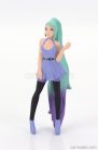 FIGURES  COSPLAY GIRL 4  BLUE GREEN