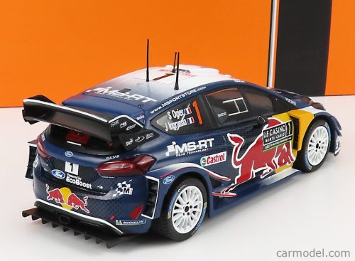 FORD ENGLAND  FIESTA WRC RED BULL N 1 WINNER RALLY MONTECARLO 2018 S.OGIER - J.INGRASSIA