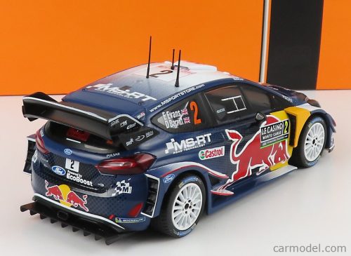 FORD ENGLAND  FIESTA WRC RED BULL N 2 RALLY MONTECARLO 2018 E.EVANS - D.BARRIT