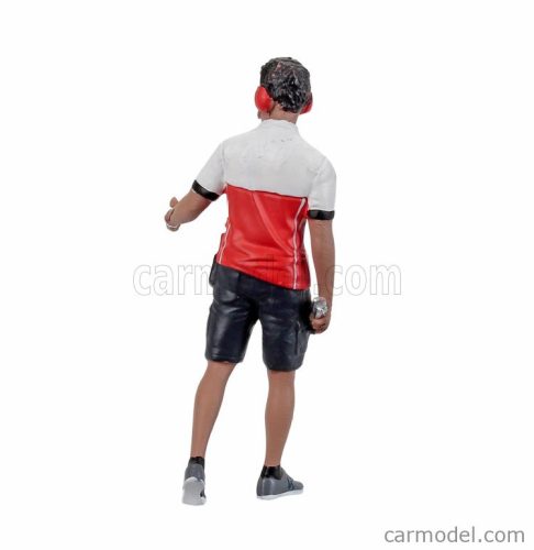 FIGURES  MAN RACE CREW II  BLACK RED WHITE