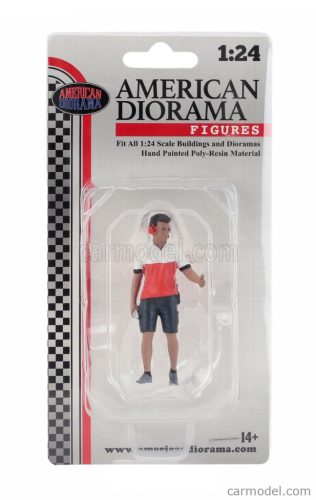FIGURES  MAN RACE CREW II  BLACK RED WHITE