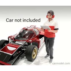 FIGURES  MAN RACE CREW III  BLACK RED WHITE