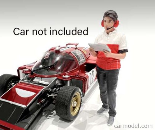 FIGURES  MAN RACE CREW III  BLACK RED WHITE