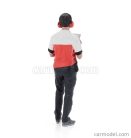 FIGURES  MAN RACE CREW III  BLACK RED WHITE