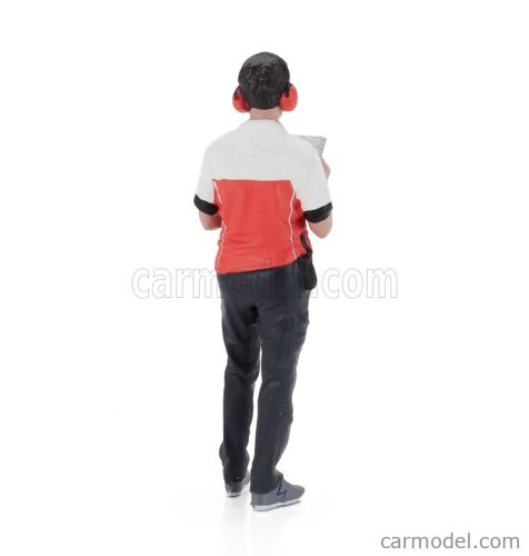 FIGURES  MAN RACE CREW III  BLACK RED WHITE