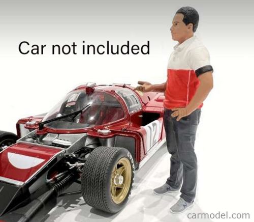 FIGURES  MAN RACE CREW IV  BLACK RED WHITE