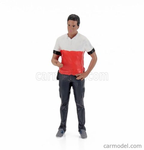 FIGURES  MAN RACE CREW IV  BLACK RED WHITE