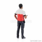 FIGURES  MAN RACE CREW IV  BLACK RED WHITE