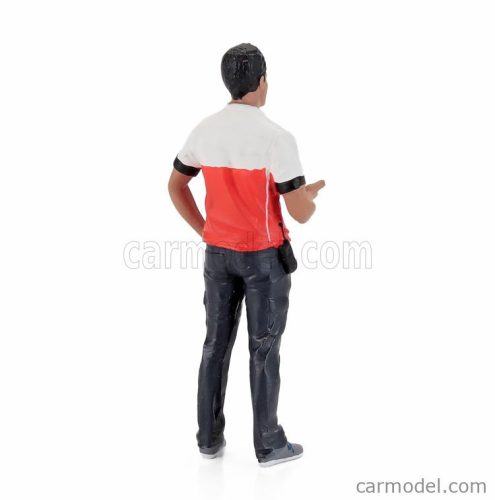 FIGURES  MAN RACE CREW IV  BLACK RED WHITE