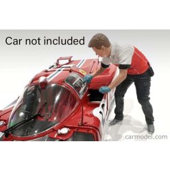 FIGURES  MAN RACE CREW VI  BLACK RED WHITE