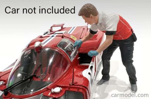 FIGURES  MAN RACE CREW VI  BLACK RED WHITE