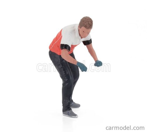 FIGURES  MAN RACE CREW VI  BLACK RED WHITE