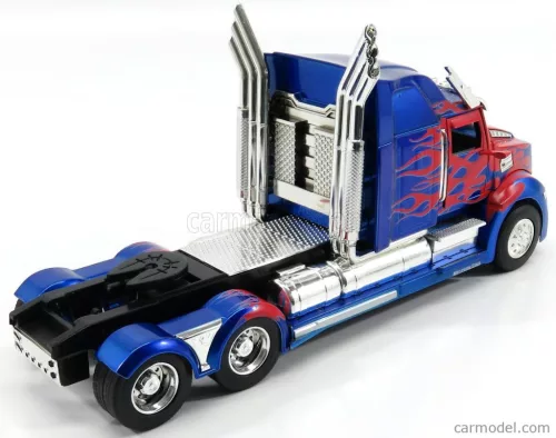 WESTERN STAR  5700 XE TRACTOR TRUCK 2009 - OPTIMUS PRIME TRANSFORMERS V L'ULTIMO CAVALIERE - MOVIE 2017  BLUE MET RED