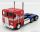 FREIGHTLINER  FLT86 TRACTOR TRUCK 3-ASSI 1986 - OPTIMUS PRIME TRANSFORMERS IV L'ERA DELL'ESTINZIONE - MOVIE 2014  RED BLUE