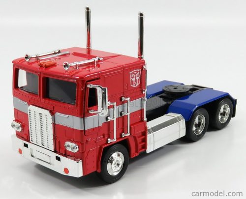 FREIGHTLINER  FLT86 TRACTOR TRUCK 3-ASSI 1986 - OPTIMUS PRIME TRANSFORMERS IV L'ERA DELL'ESTINZIONE - MOVIE 2014  RED BLUE