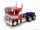 PETERBILT  352 TRACTOR TRUCK 3-ASSI 1979 - OPTIMUS PRIME TRANSFORMERS MOVIE  RED BLUE