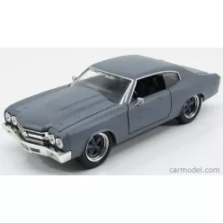   CHEVROLET  DOM'S CHEVELLE 454SS 1970 - FAST & FURIOUS  IV (2009) - SOLO PARTI ORIGINALI - ORIGINAL PARTS  PRIMER MATT GREY