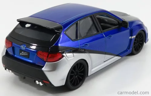 SUBARU  IMPREZA WRX STI 2009 - PAUL WALKER - BRIAN O'CONNER - FAST & FURIOUS IV (2009)  BLUE SILVER BLACK