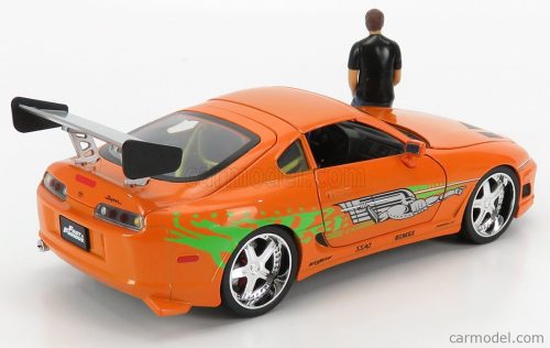 TOYOTA  SUPRA MKIV 1995 - PAUL WALKER - WITH BRIAN O'CONNER FIGURE - FAST & FURIOUS 1 2001