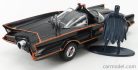 BATMAN  BATMOBILE 1966 - CLASSIC TV SERIES WITH BATMAN FIGURE  BLACK RED
