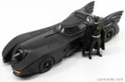 BATMAN  BATMOBILE MOVIE 1989 WITH BATMAN FIGURE  MATT BLACK