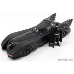 BATMAN  BATMOBILE MOVIE 1989 WITH BATMAN FIGURE  MATT BLACK