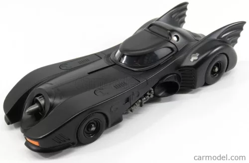 BATMAN  BATMOBILE MOVIE 1989 WITH BATMAN FIGURE  MATT BLACK