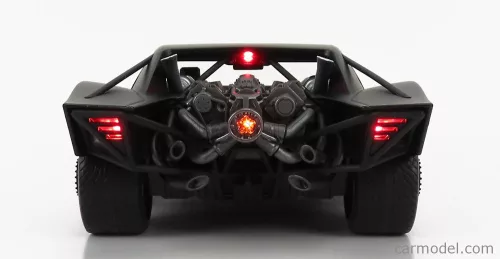 BATMAN  BATMOBILE WITH FIGURE 2022 - THE BATMAN MOVIE  MATT BLACK