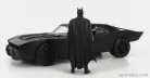 BATMAN  BATMOBILE WITH FIGURE 2022 - THE BATMAN MOVIE  MATT BLACK