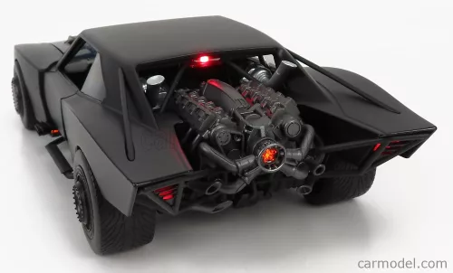 BATMAN  BATMOBILE WITH FIGURE 2022 - THE BATMAN MOVIE  MATT BLACK