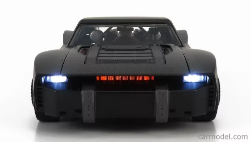 BATMAN  BATMOBILE WITH FIGURE 2022 - THE BATMAN MOVIE  MATT BLACK